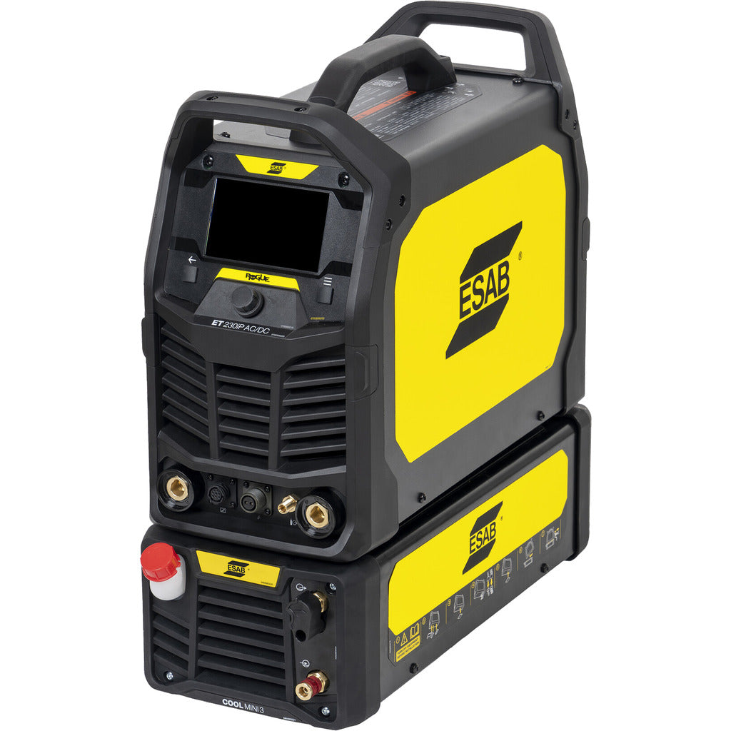 Saldatrice ESAB Rogue ET 230iP AC/DC raffreddata ad acqua / portatile
