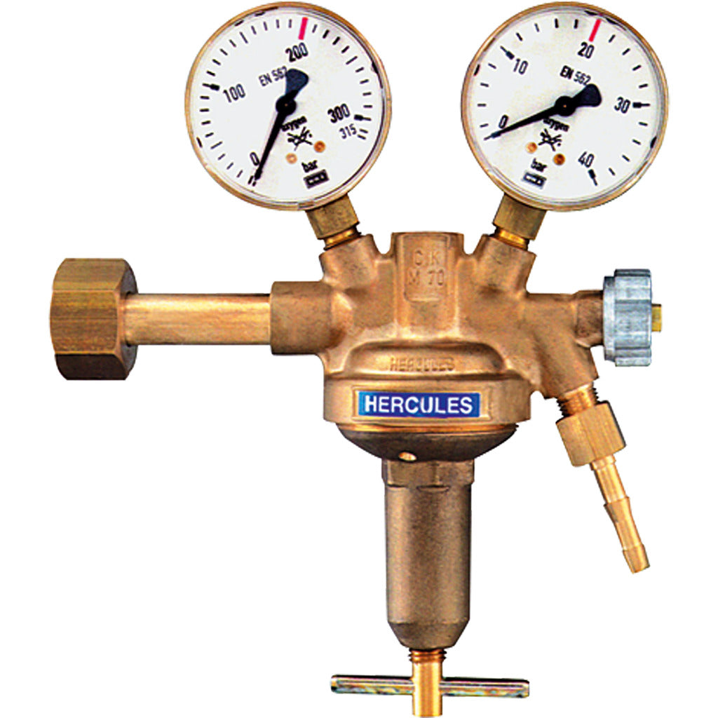Regolatore di pressione per bombola per gas infiammabili / 300 bar