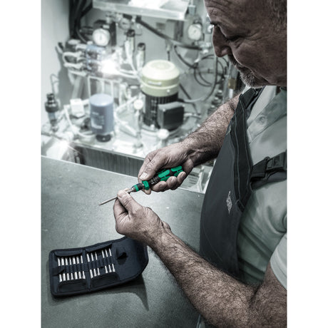 Ratschenschraubendreher-Set 1 Kraftform Kompakt 838 RA-R M / 15-teilig