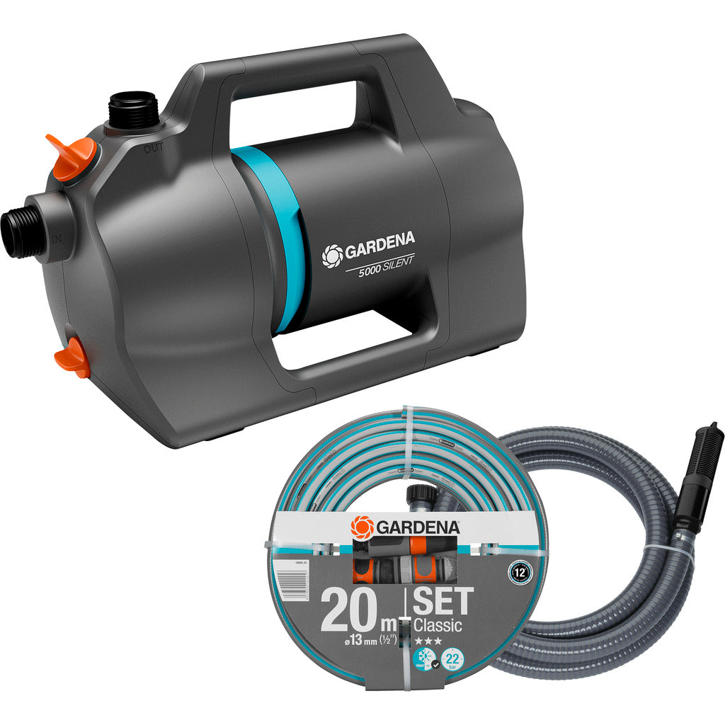 Gardena Gartenpumpe 5000 Silent Set
