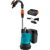 Gardena Akku-Regenfasspumpe 2000/2 18V P4A / Ready-To-Use Set