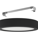 Eglo LED ceiling light Fueva 5, 160 mm / black, round