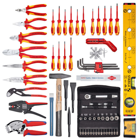 Valigetta portautensili Knipex "BIG Basic Move" ElektroPlus / 68 pezzi