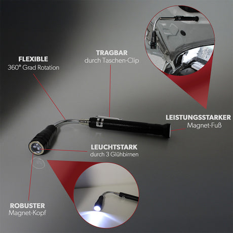 Siwitec Teleskop LED Taschenlampe