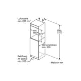 Einbau-Kühlschrank mit Gefrierfach iQ100 KI22L2FE1