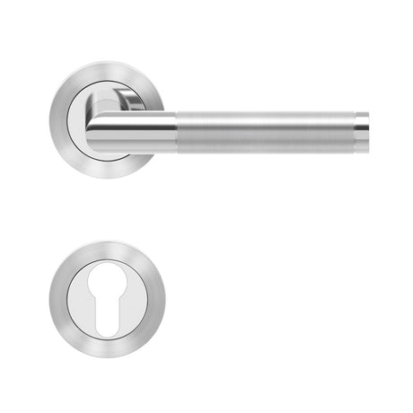 Door handle set model Rio Steel (ER 34)