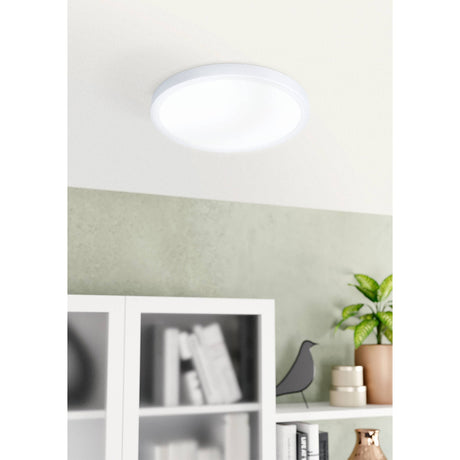 Eglo LED ceiling light Fueva 5 / white, round