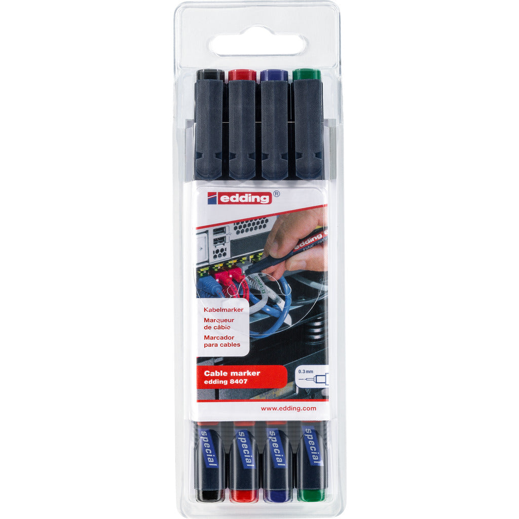 Marcatore per cavi 8407 / set da 4