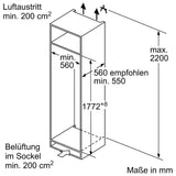 Einbau-Kühlschrank ohne Gefrierfach iQ300 KI81RVFE0