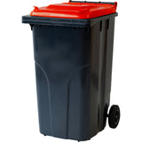 Waste and recyclables collection container / 2-wheel container (F)