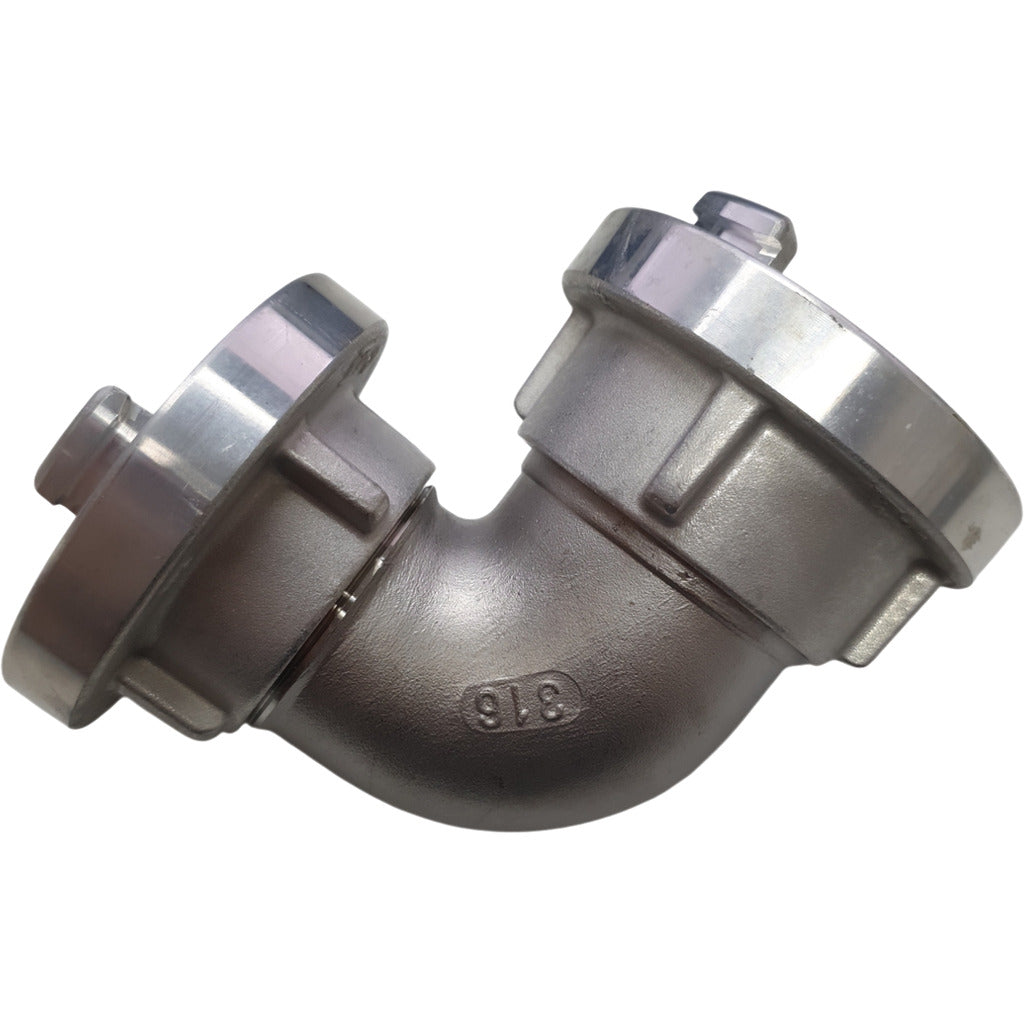 Pipe bend 90° / STORZ CC / fixed - rotatable