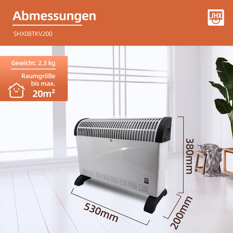 SHX Konvektorheizung mit Turbo-Heizlüfter