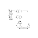 Set maniglie per porte modello Amsterdam