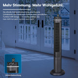 BE COOL Turmventilator mit Fernbedienung