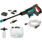 Idropulitrice a media pressione senza fili AquaClean 24/18V P4A Premium / Set pronto all'uso