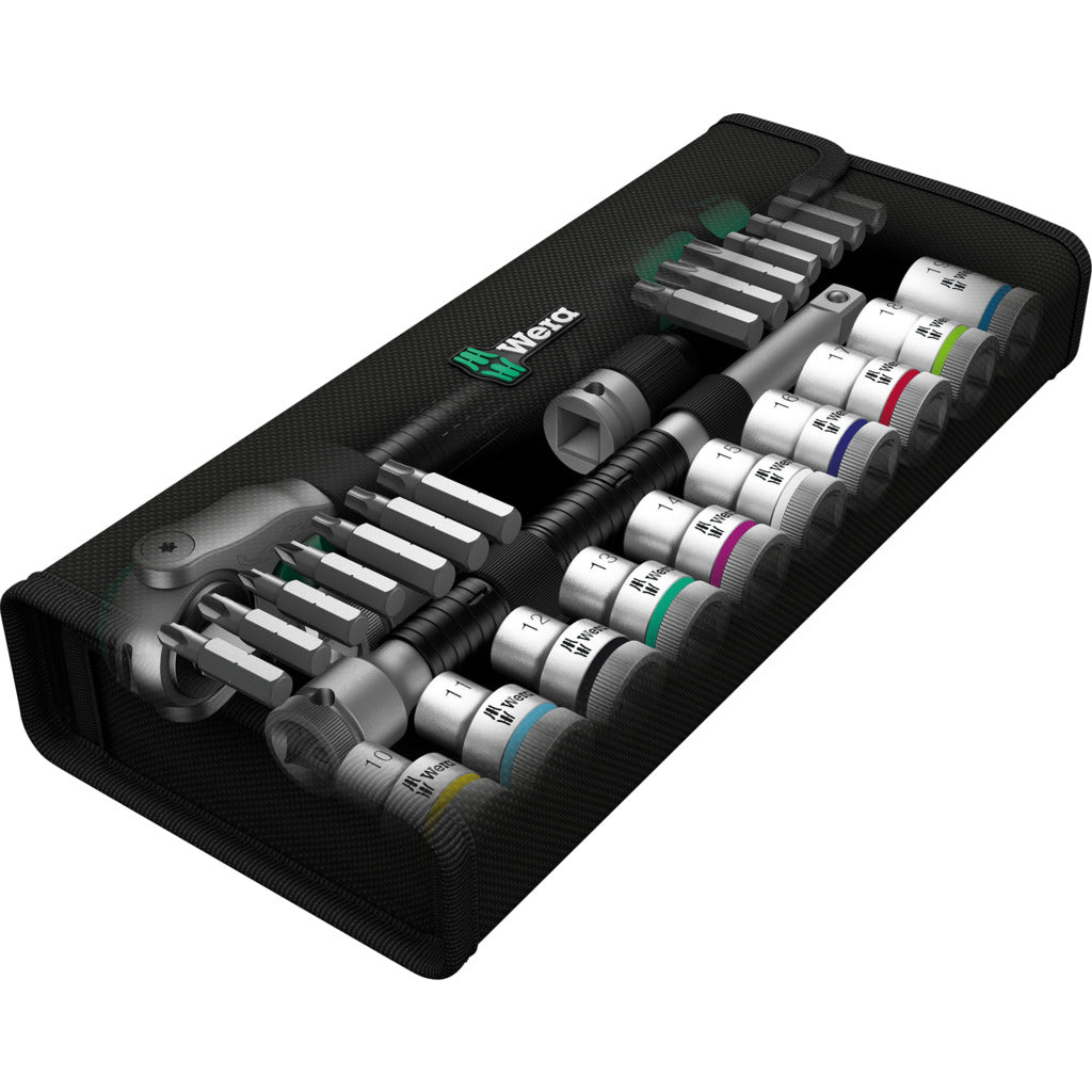 Set di cricchetti Zyklop Speed 8100 SC 6 / 28 pezzi / 1/2", metrico