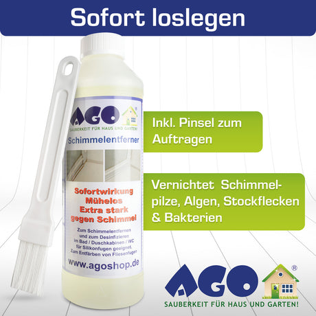 AGO Schimmelentferner mit Pinsel