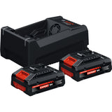 Set di avviamento batteria 2x EXBA 18V-40 + GAL12V/18V-80