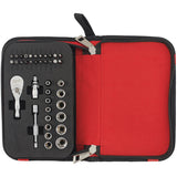 Compact ratchet set