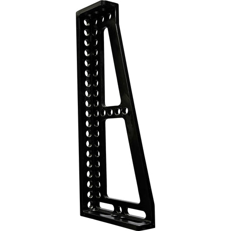 Welding table stop and support bracket with strut / System 16