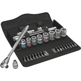 Zyklop Metal-Knarrensatz 8100 SB 11 / 29-teilig / Umschalthebel, 3/8", zöllig