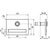 Namensschild Modell 6180 inkl. Türspion