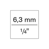 Sechskant-Steckschlüssel-Einsatz 1/4", lang