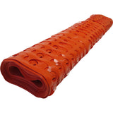 Recinzione da cantiere in plastica arancione