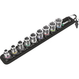 Zyklop socket set Belt B 1 / 10-piece / holding function, 3/8"