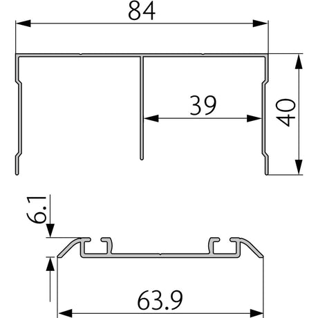 Cruiser 3 Set Führungs- und Laufschiene
