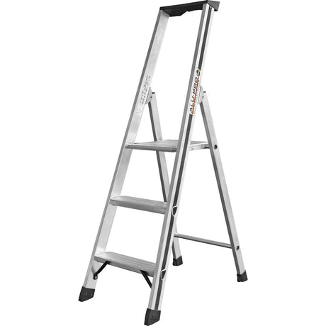 ALU-PRO Stufenstehleiter mit Plattform 70026
