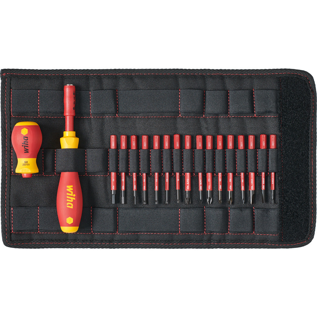 Schraubendreher und Bit-Set slimVario 19-tlg. inkl. Falttasche