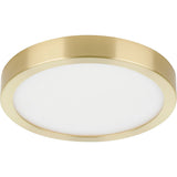 Eglo surface-mounted light FUEVA 5, 210 mm / brushed brass, round