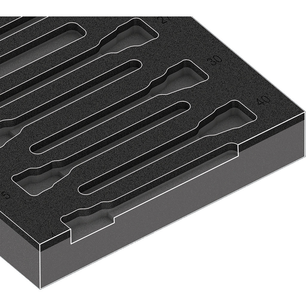 Zyklop B 3/8" bit socket set 1 9723 / 22 pieces / with foam insert