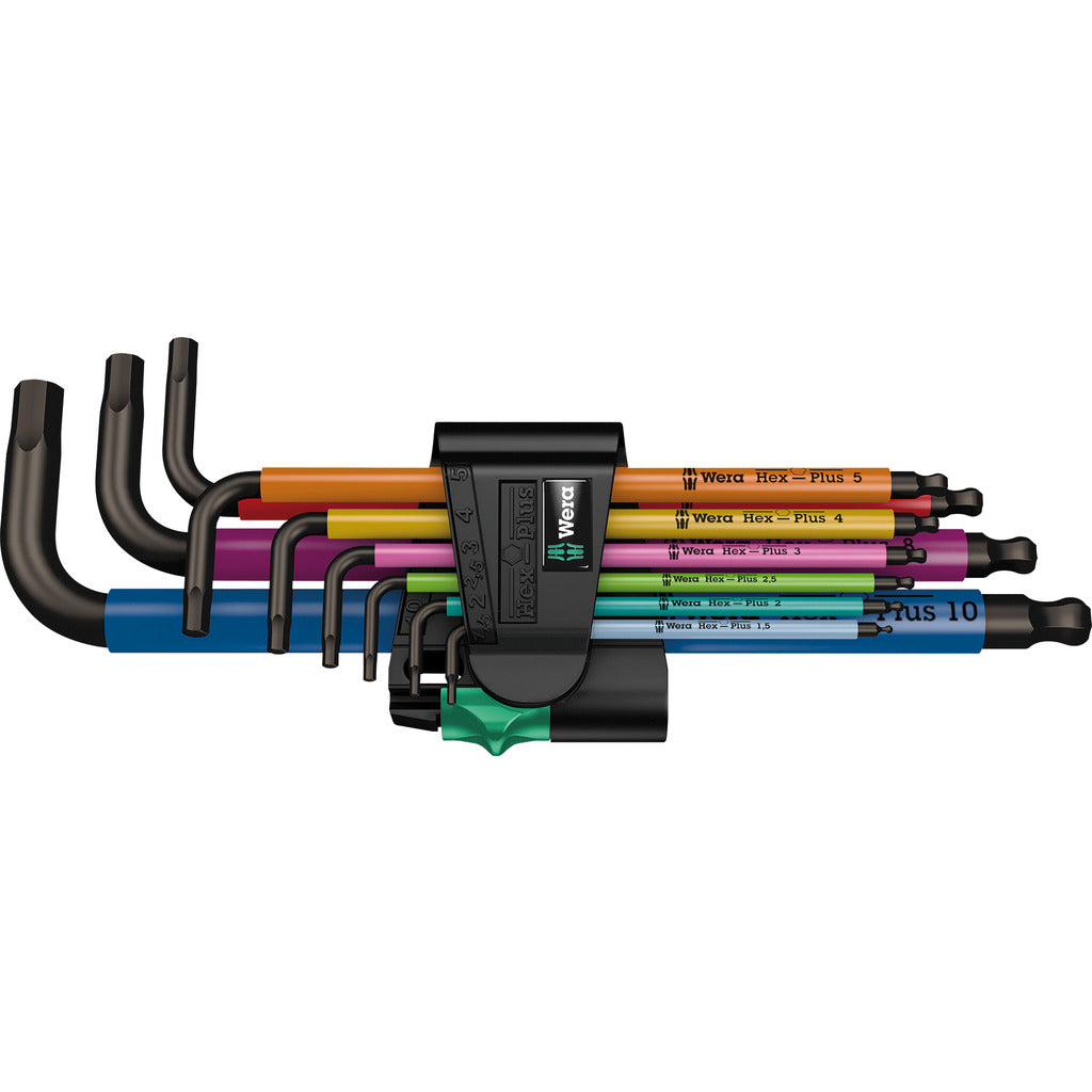 Set di chiavi a brugola 950/9 Hex-Plus Multicolore 1 SB, 9 pezzi