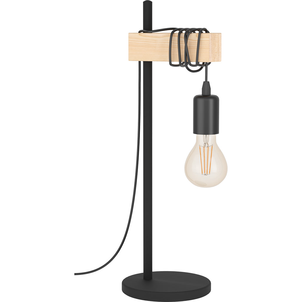 Lampada da tavolo Eglo TOWNSHEND / nera