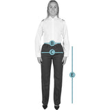 Pantaloni da servizio "da donna" neri / secondo le norme ÖBFV