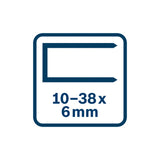 Graffatrice per legno a batteria GTH 18V-38 M (solo, L)
