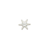 Rosette a forma di stella ricamate