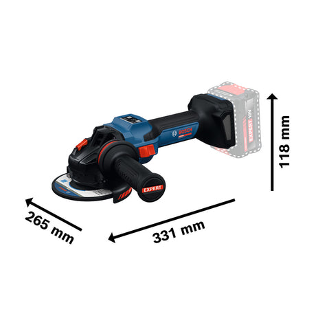 Smerigliatrice angolare a batteria EXWS18V-15S