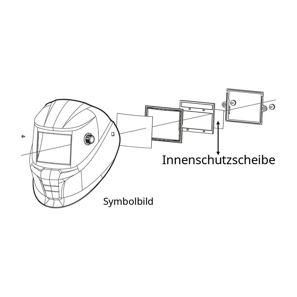 ESAB Innenschutzscheibe für Schweißerhelme