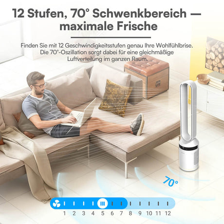 BE COOL Rotorloser Turmventilator