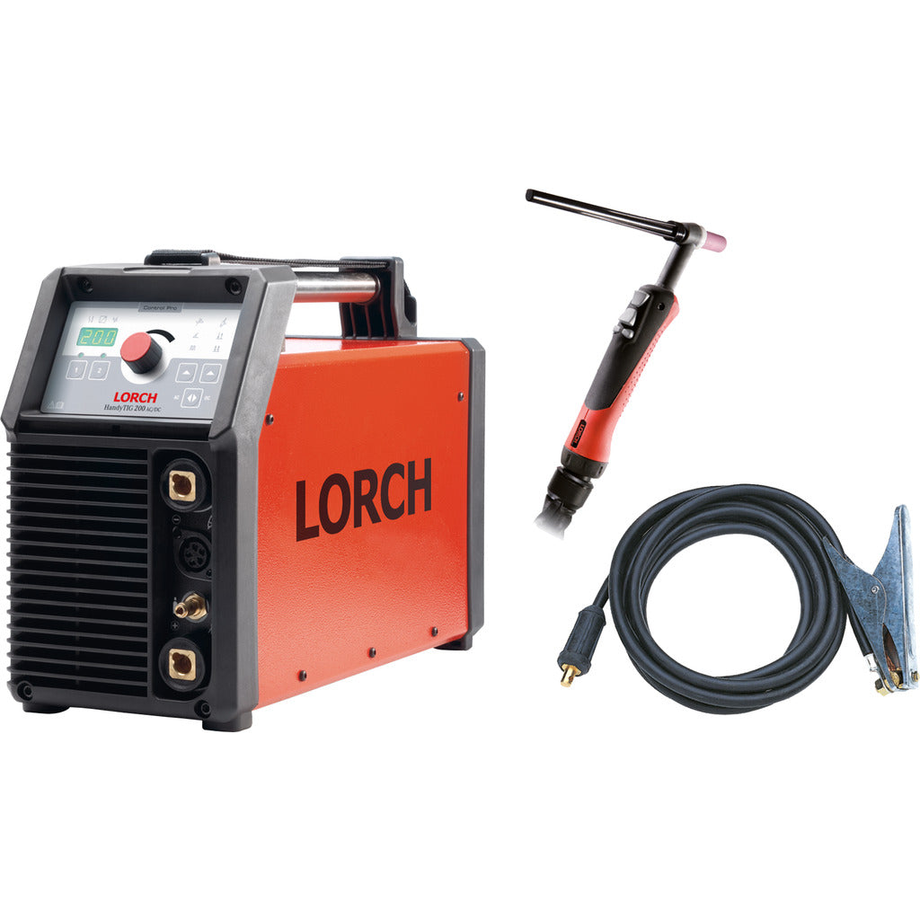 Sistema di saldatura LORCH HandyTIG 200 AC/DC / portatile / campagna 25° anniversario
