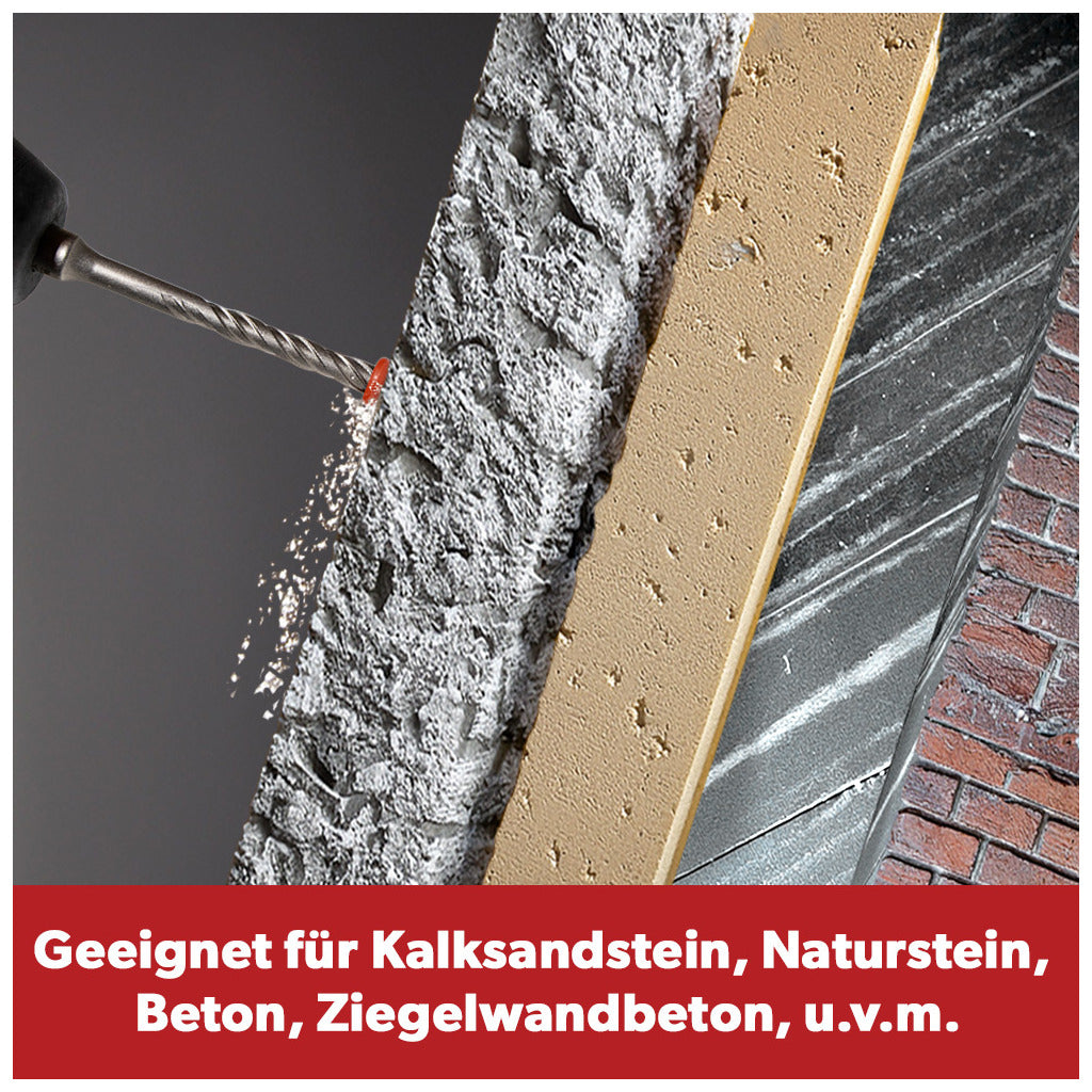 Siwitec SDS Max Bohrer- und Meißelset 7-teilig