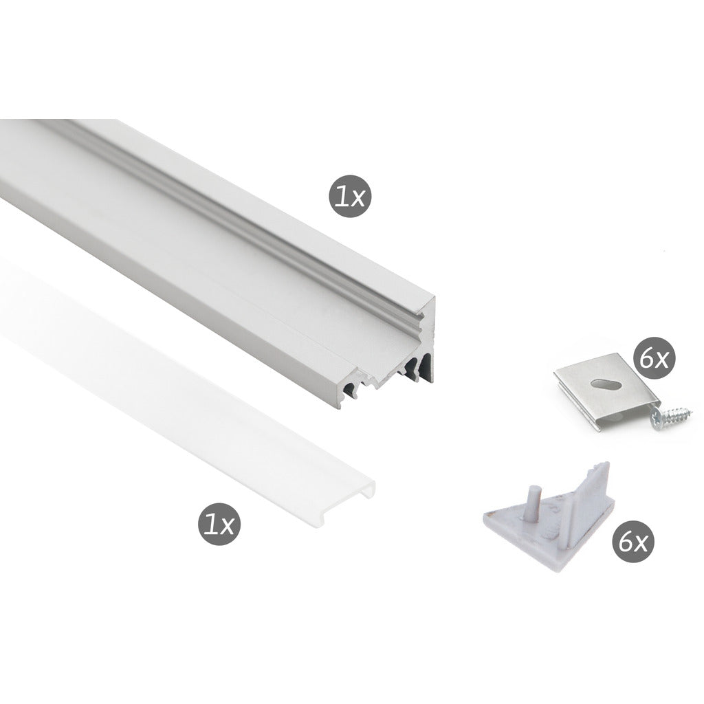 Profile set for LED strips PROF-TRIO