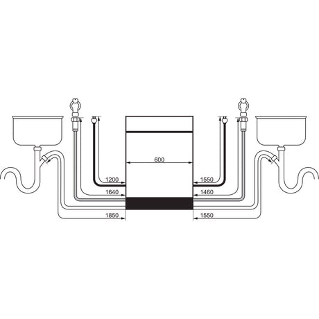 Integrierter Geschirrspüler 8000 GI850B