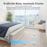 BE COOL Klappventilator mit Akku und Teleskoprohr