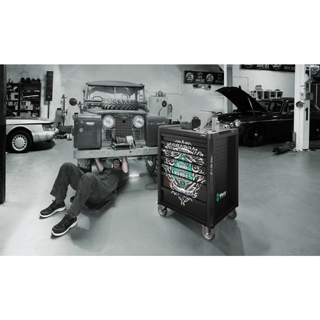 Workshop trolley 1 9700 Tool Rebel / 7 drawers / 78 pieces