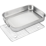 Padella Napoleon in acciaio inox con griglia