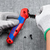 Lama di ricambio Knipex con pattino scorrevole per coltello spelafili